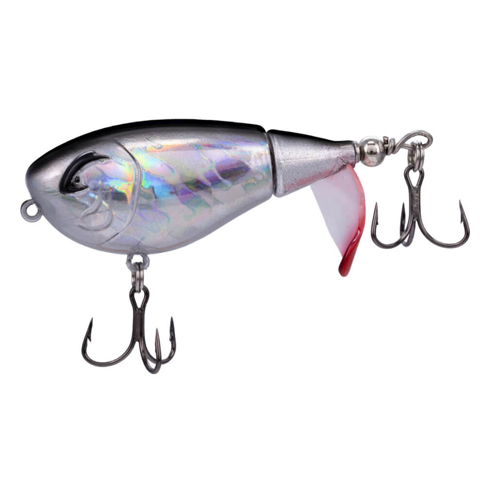 Leurre Stutterstep Topwater 1oz STP280 – Chrome Bleu / Ventre Orange – Bill Lewis – RARE
